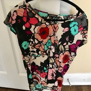 Express floral top